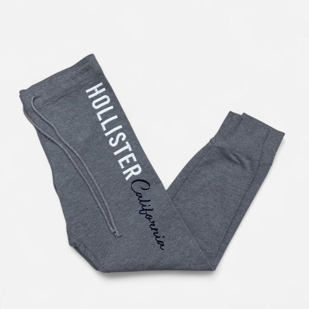Gray Hollister Co. Vintage y2k style joggers Size large